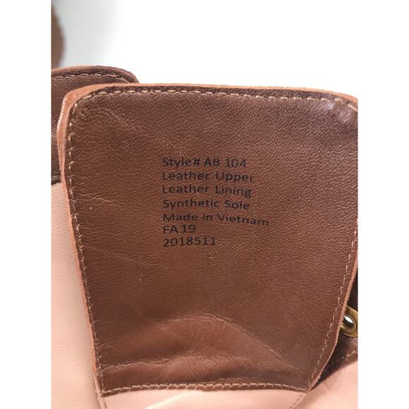 J. Crew Gwen Boots Leather Lace Up Side Zip Brown Women's 7.5 - Picture 11 of 11